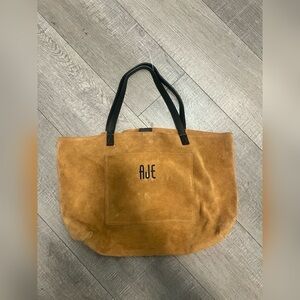 Mark and Graham Brown Suede Leather Boho Bag NEW WITH TAG